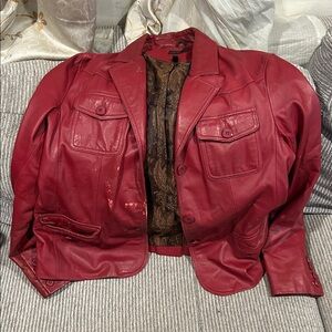 Red Leather Jacket